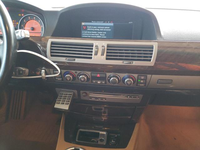 WBAHL83526DT03344 - 2006 BMW 750 I GRAY photo 9