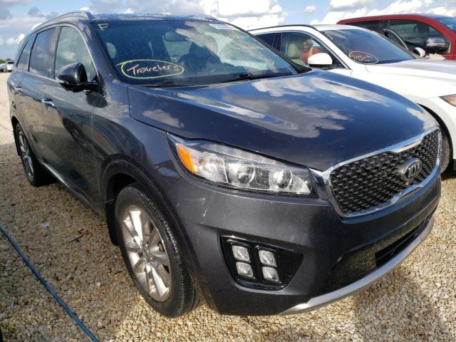 5XYPK4A57JG356757 - 2018 KIA SORENTO SX GRAY photo 1