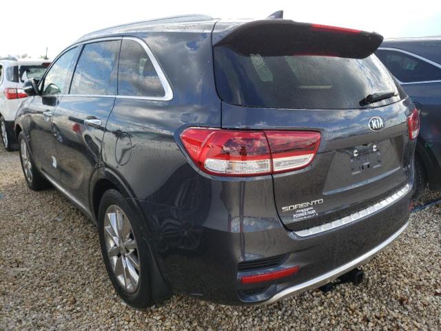 5XYPK4A57JG356757 - 2018 KIA SORENTO SX GRAY photo 3