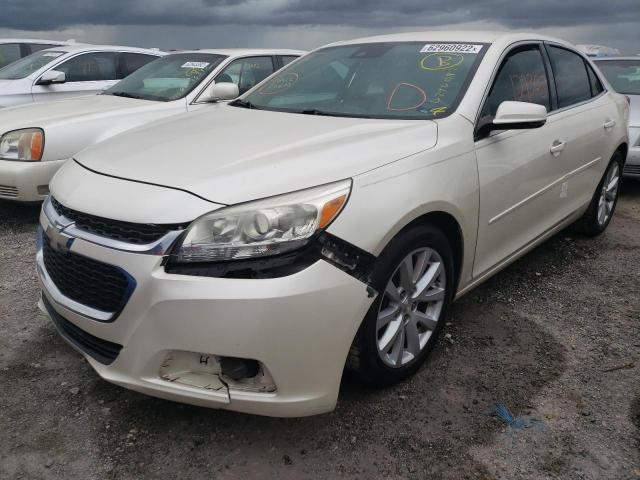 1G11G5SX9EF220600 - 2014 CHEVROLET MALIBU 3LT WHITE photo 2