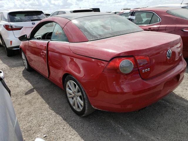 WVWBA71F29V013656 - 2009 VOLKSWAGEN EOS TURBO RED photo 3