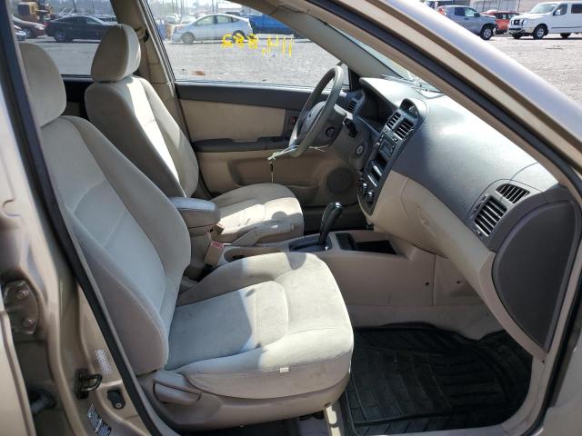 KNAFE121445037209 - 2004 KIA SPECTRA LX TAN photo 5