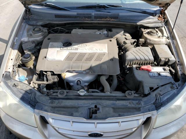 KNAFE121445037209 - 2004 KIA SPECTRA LX TAN photo 7