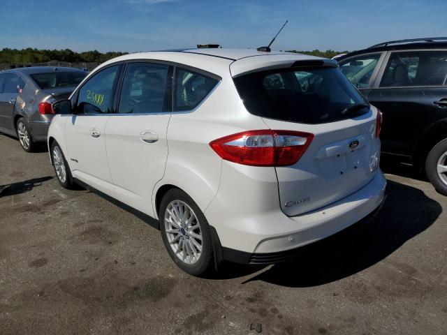 1FADP5BU1DL501368 - 2013 FORD C-MAX SEL WHITE photo 3