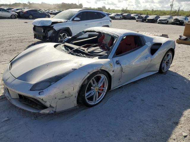 ZFF80AMA2H0222709 - 2017 FERRARI 488 SPIDER SILVER photo 2