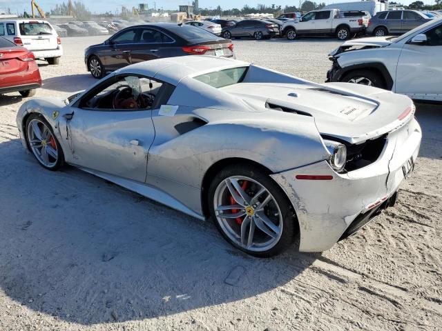 ZFF80AMA2H0222709 - 2017 FERRARI 488 SPIDER SILVER photo 3