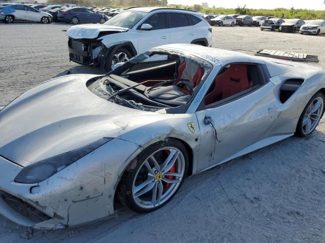 ZFF80AMA2H0222709 - 2017 FERRARI 488 SPIDER SILVER photo 9