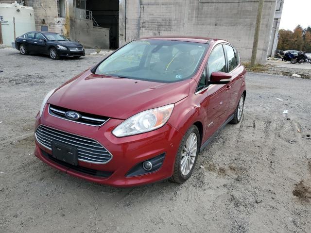 1FADP5BU4DL511490 - 2013 FORD C-MAX SEL RED photo 2