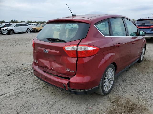 1FADP5BU4DL511490 - 2013 FORD C-MAX SEL RED photo 4