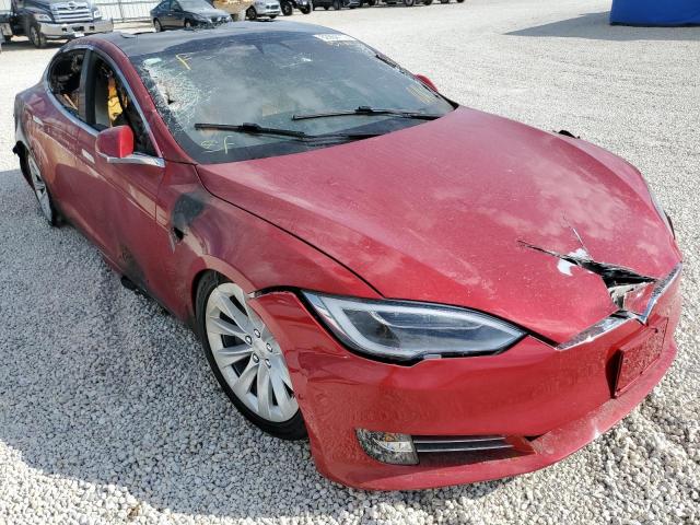 5YJSA1E25JF283035 - 2018 TESLA MODEL S Qırmızı foto 1