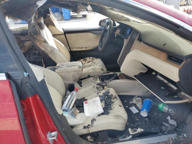 5YJSA1E25JF283035 - 2018 TESLA MODEL S Qırmızı foto 5