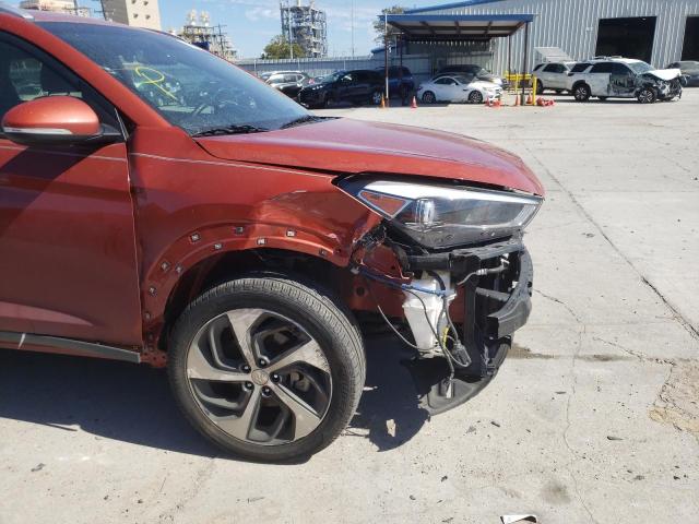 KM8J33A23GU114084 - 2016 HYUNDAI TUCSON LIM ORANGE photo 9