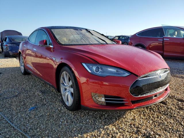5YJSA1E22GF127463 - 2016 TESLA MODEL S Կարմիր լուսանկար 1
