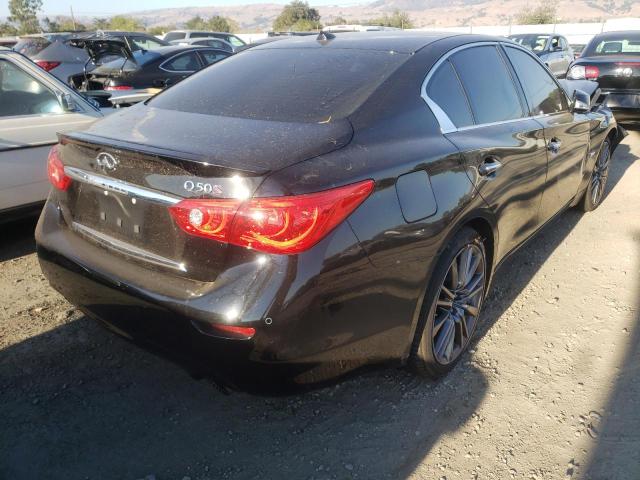 JN1FV7AP4GM420253 - 2016 INFINITI Q50 RED SP BLACK photo 4