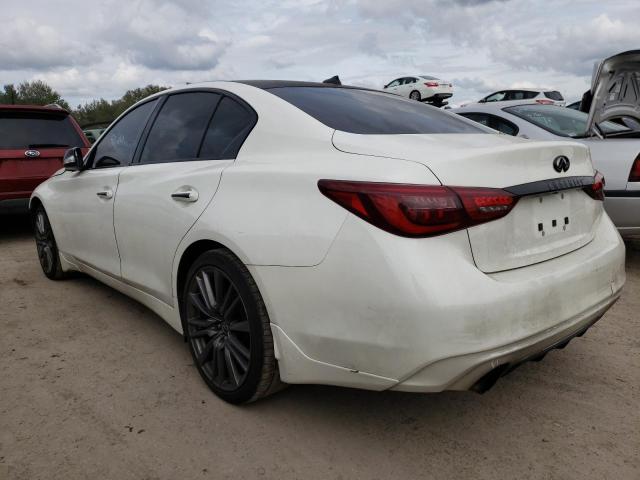 JN1EV7AP3JM353843 - 2018 INFINITI Q50 LUXE WHITE photo 3