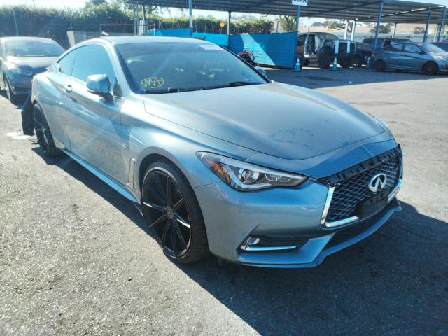 JN1EV7EL1HM553993 - 2017 INFINITI Q60 PREMIU TEAL photo 1