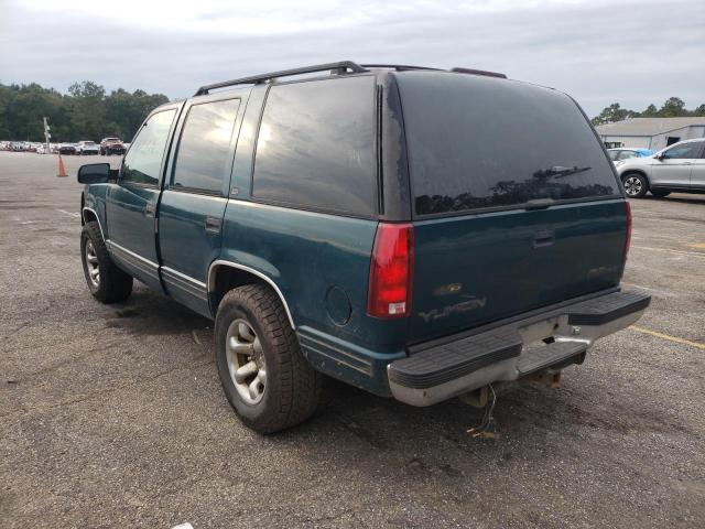 1GKEC13R0VJ700796 - 1997 GMC YUKON BLUE photo 3