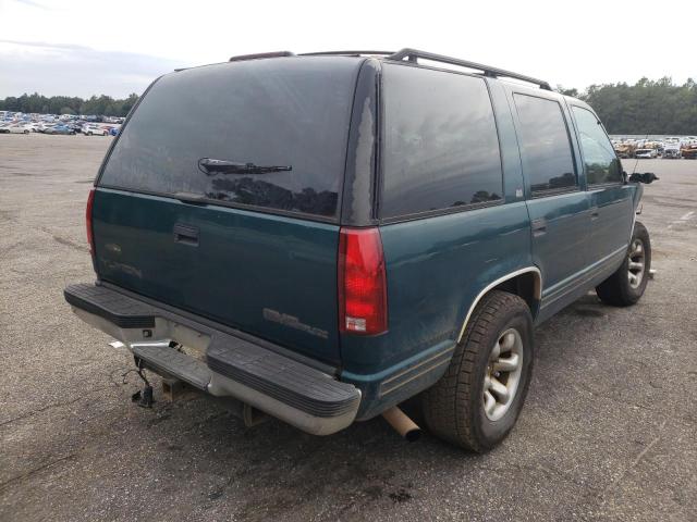 1GKEC13R0VJ700796 - 1997 GMC YUKON BLUE photo 4