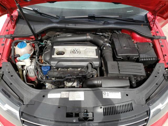 WVWBW7AH6CV010317 - 2012 VOLKSWAGEN EOS KOMFOR წითელი ფოტო 7