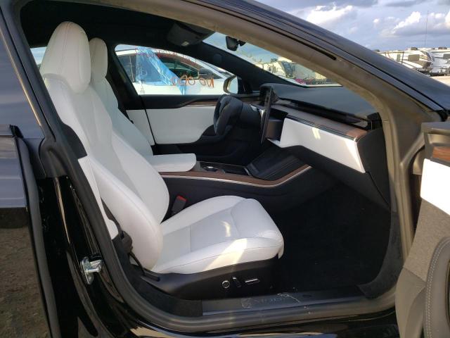 5YJSA1E50NF487368 - 2022 TESLA MODEL S Սև լուսանկար 5