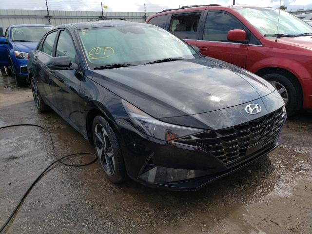 KMHLP4AG0NU365480 - 2022 HYUNDAI ELANTRA LI BLACK photo 1