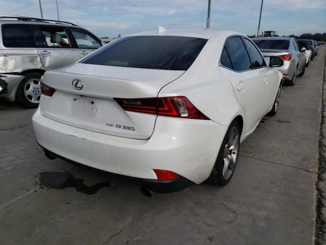 JTHCE1D25E5004814 - 2014 LEXUS IS 350 WHITE photo 4