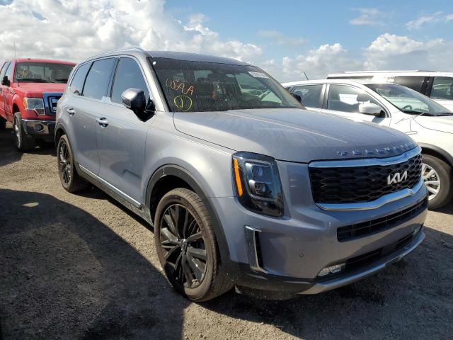 5XYP5DHC5NG265844 - 2022 KIA TELLURIDE GRAY photo 1