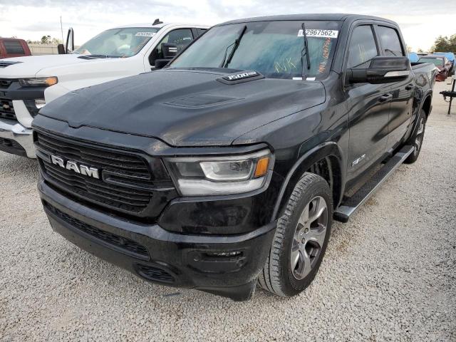 1C6SRFJT8MN504919 - 2021 RAM 1500 LARAM BLACK photo 2