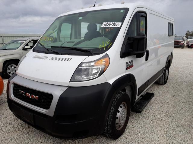 3C6LRVAG8ME526098 - 2021 RAM PROMASTER WHITE photo 2