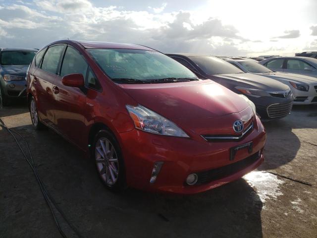 JTDZN3EU5D3200818 - 2013 TOYOTA PRIUS V BURGUNDY photo 1