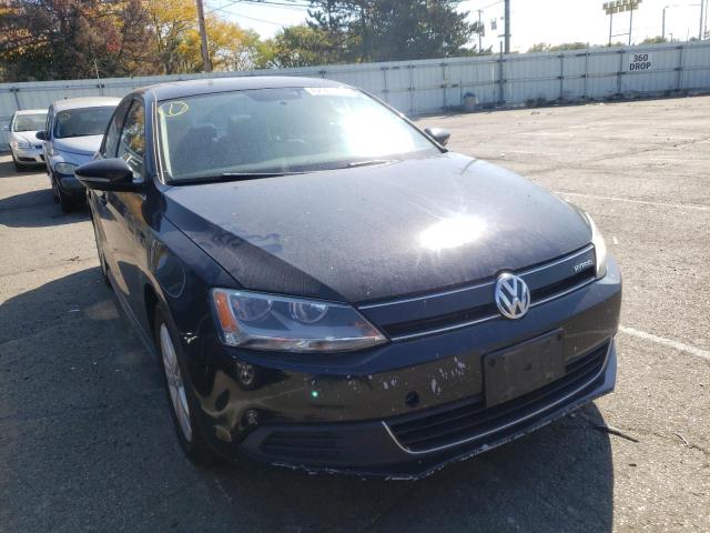 3VW637AJ3DM226776 - 2013 VOLKSWAGEN JETTA HYBR BLACK photo 1