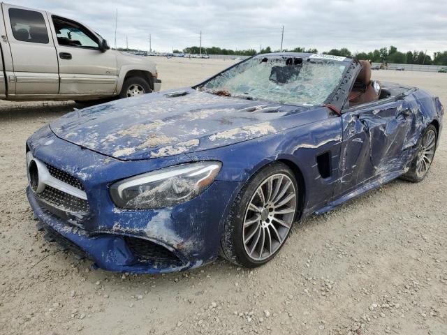 WDDJK7DA1HF043299 - 2017 MERCEDES-BENZ SL 550 BLUE photo 2