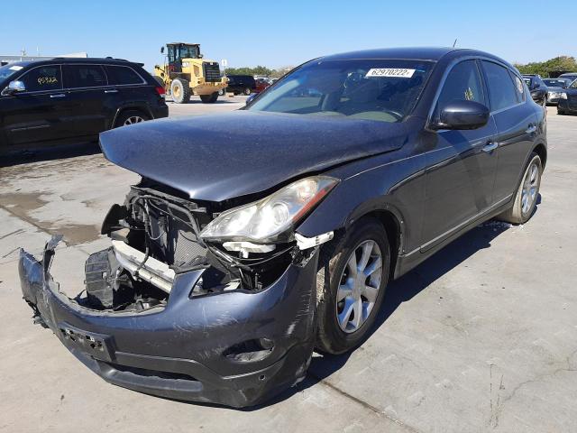 JN1AJ0HP2AM702840 - 2010 INFINITI EX35 BASE GRAY photo 2