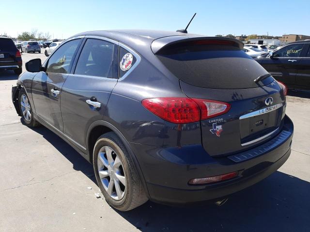 JN1AJ0HP2AM702840 - 2010 INFINITI EX35 BASE GRAY photo 3