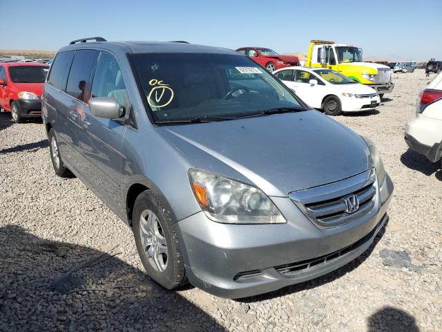 5FNRL387X7B121163 - 2007 HONDA ODYSSEY EX SILVER photo 1