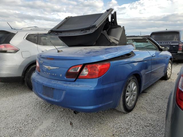 1C3LC45K78N174396 - 2008 CHRYSLER SEBRING BLUE photo 4