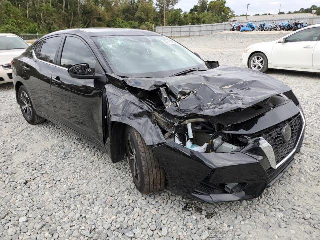 3N1AB8CVXNY235025 - 2022 NISSAN SENTRA SV BLACK photo 1