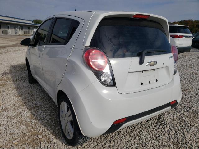 KL8CB6S9XEC563402 - 2014 CHEVROLET SPARK LS WHITE photo 3