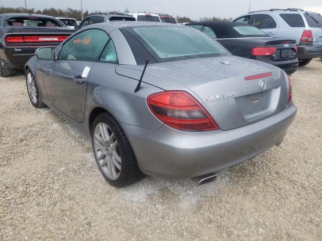 WDBWK54F99F203395 - 2009 MERCEDES-BENZ SLK 300 GRAY photo 3