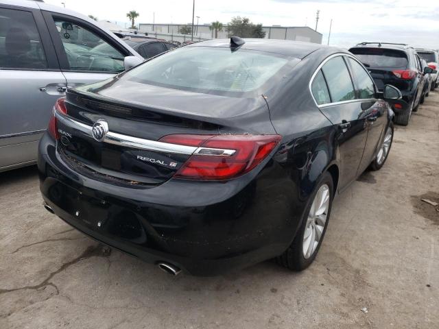 2G4GN5EX2F9257769 - 2015 BUICK REGAL PREM BLACK photo 4