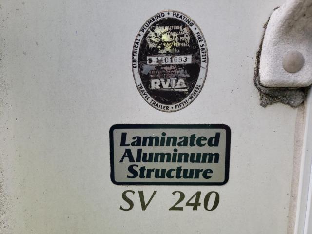 4X4TSVA294L001988 - 2003 WILDWOOD SURVEYOR WHITE photo 8