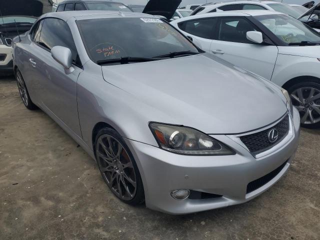 JTHFE2C29B2505772 - 2011 LEXUS IS 350 SILVER photo 1