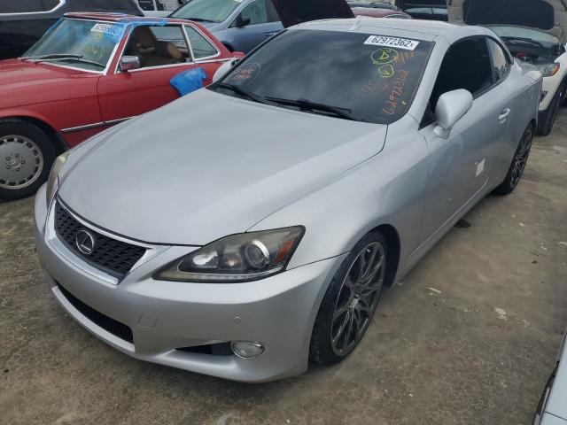 JTHFE2C29B2505772 - 2011 LEXUS IS 350 SILVER photo 2