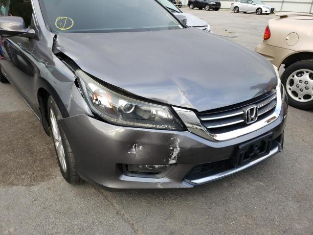 1HGCR2F85FA191947 - 2015 HONDA ACCORD EXL GRAY photo 9