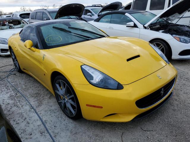 ZFF65TJAXD0189977 - 2013 FERRARI CALIFORNIA YELLOW photo 1