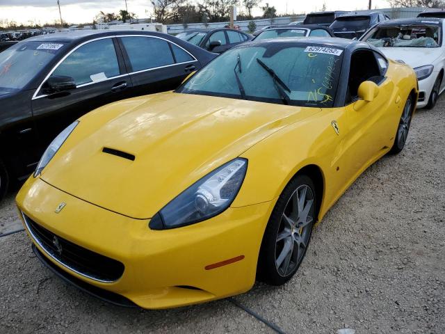 ZFF65TJAXD0189977 - 2013 FERRARI CALIFORNIA YELLOW photo 2