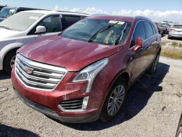 1GYKNCRS0JZ181351 - 2018 CADILLAC XT5 LUXURY BURGUNDY photo 2