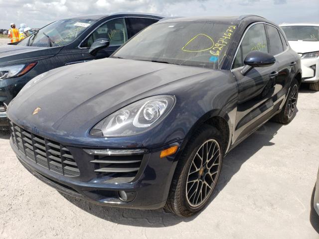 WP1AB2A51JLB38553 - 2018 PORSCHE MACAN S BLUE photo 2