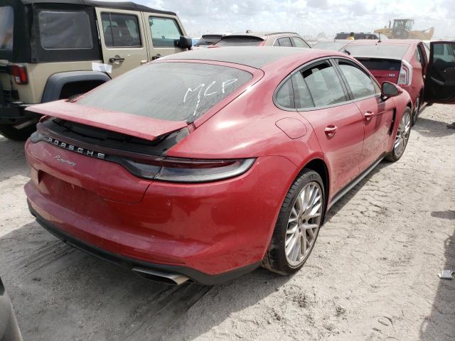 WP0AJ2A75ML116257 - 2021 PORSCHE PANAMERA B RED photo 4