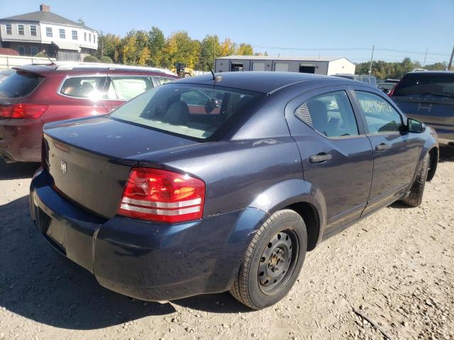 1B3LC46J58N216325 - 2008 DODGE AVENGER BLUE photo 4